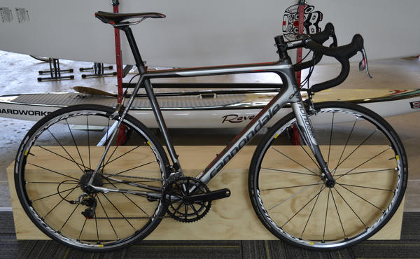 hanging a bicycle on a wall