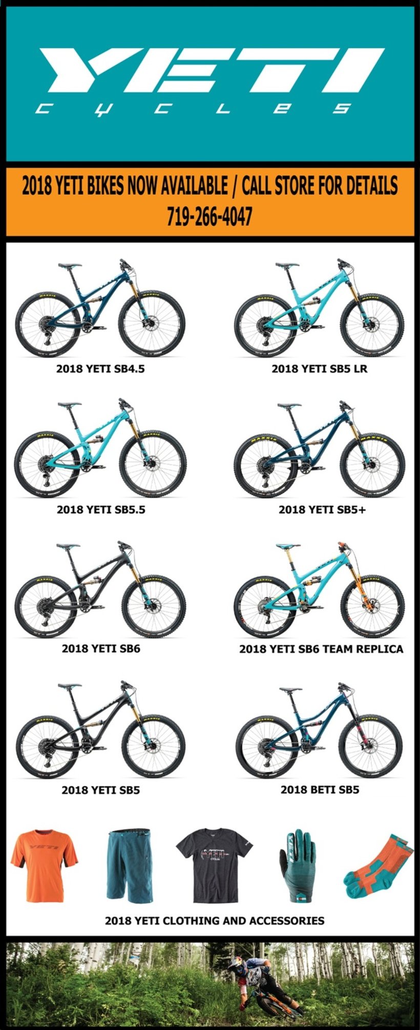 yeti bike dealers