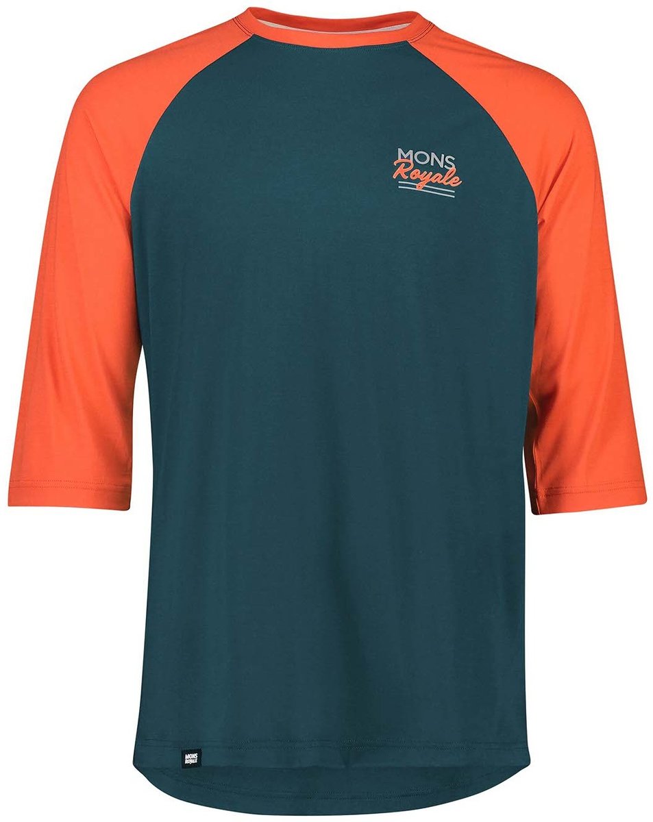 Mons Royale Tarn Freeride Raglan 3/4 Men's Jersey - Portland Bike