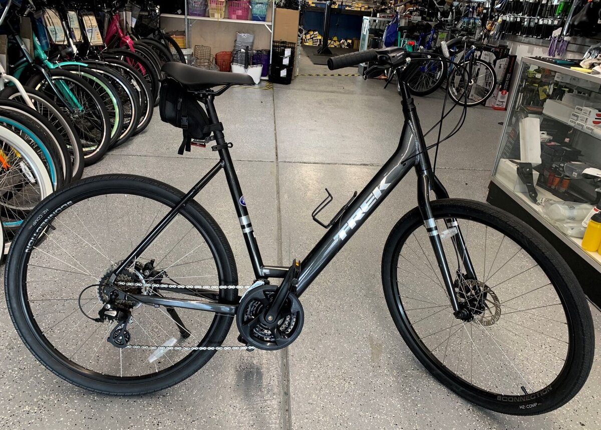 Used Bike Used Trek Verve 1 Low Step Large Black - www.tuckahoebikeshop.com