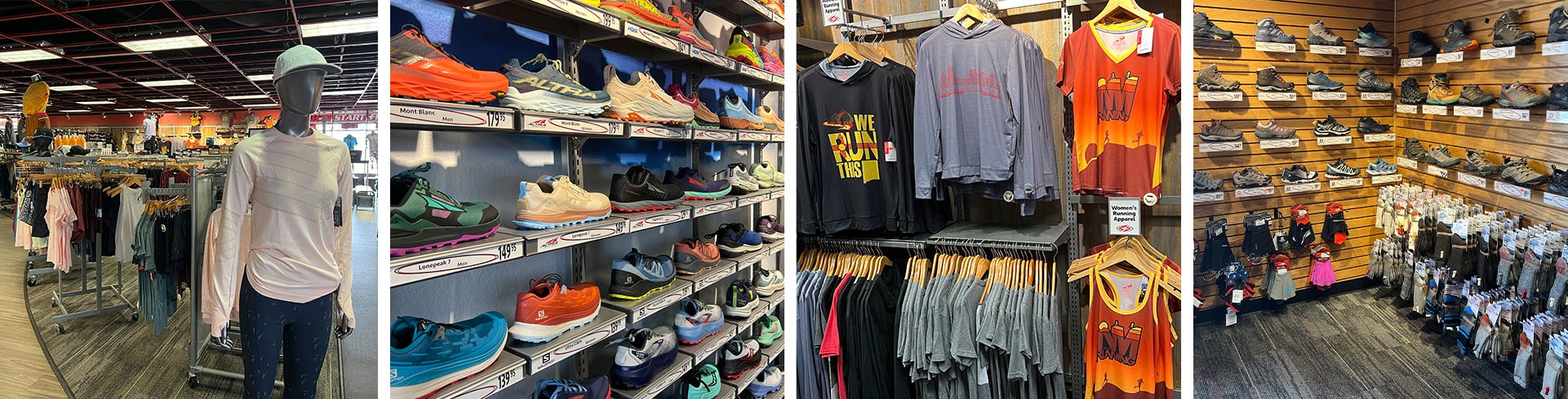 Running apparel store stores near me