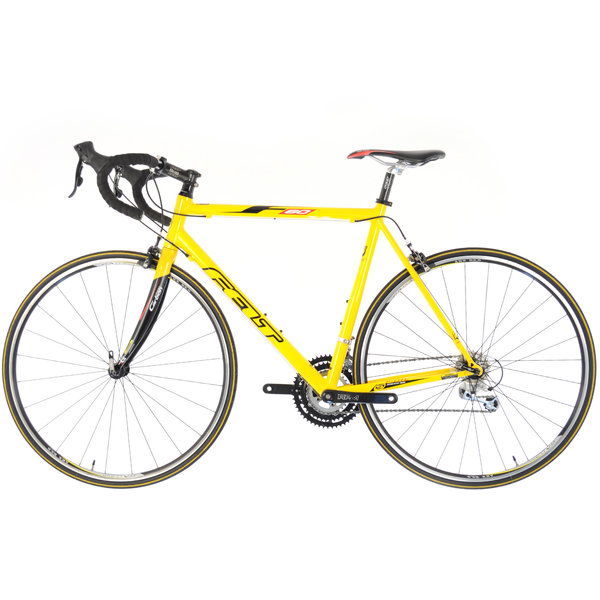 yellow felt bike