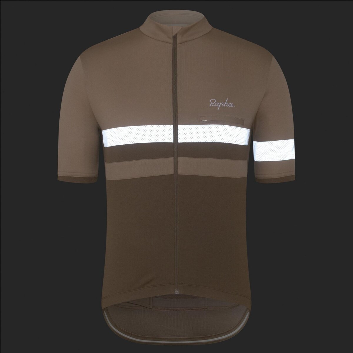 Rapha orders Short Sleeve Brevet Cycling Jersey Gray Performance Men's Large