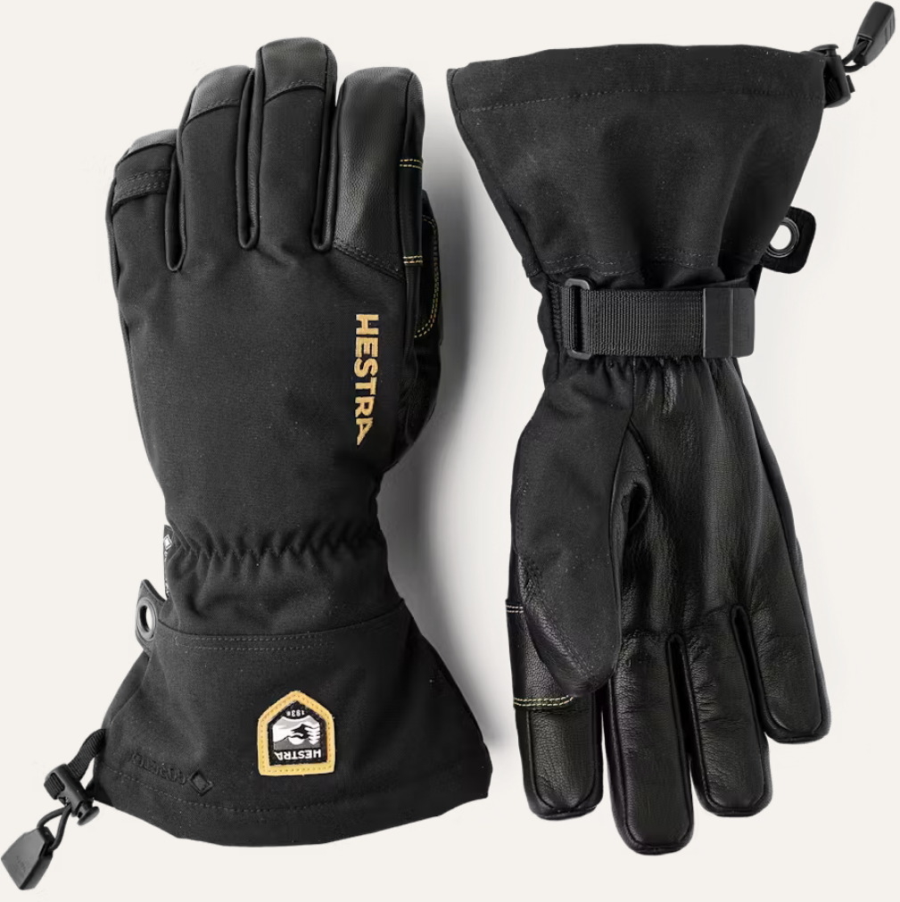 Hestra Army Leather Gore Tex 5 Finger Glove Angry Catfish Minneapolis Bike Shop Coffee Bar