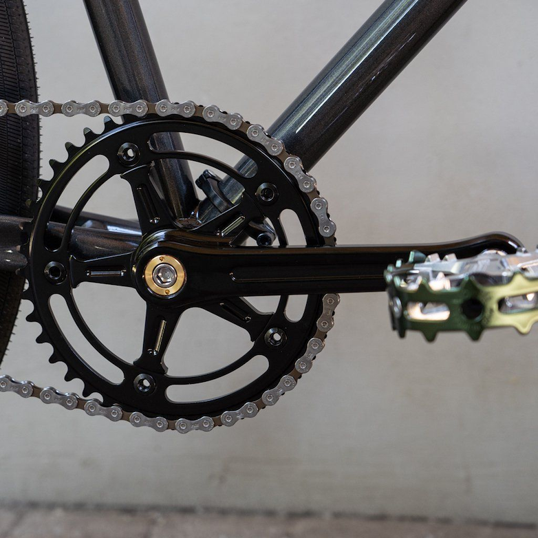 Blue Lug RMC II Crankset all Black 42T - Angry Catfish