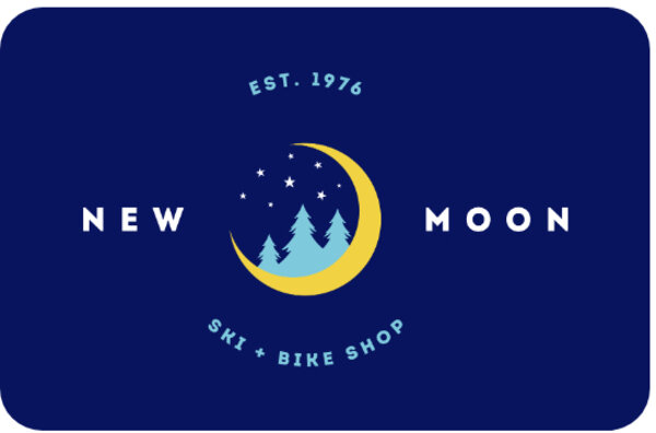 New Moon Gift Card - New Moon Ski & Bike | Hayward, WI