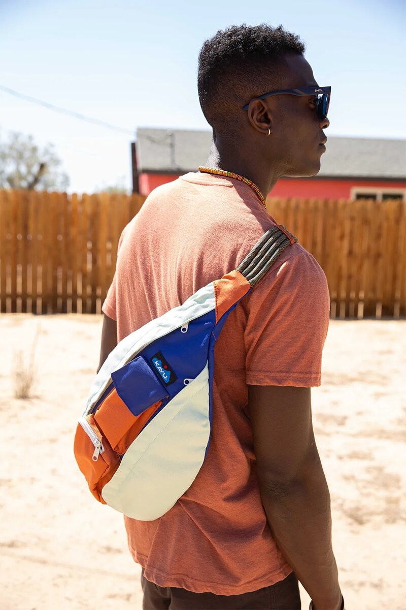 Kavu Rope Colorblock Polyester Sling Backpack | Dillard's