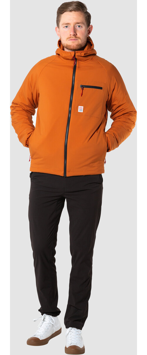 TOPO Puffer Hoodie Mens - Clay - Albrecht Cycle Shop | Sioux
