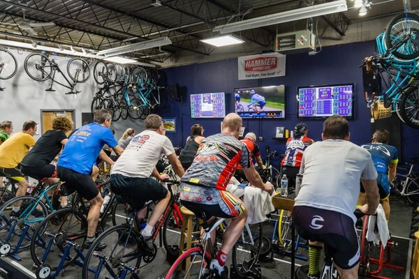 Indoor best sale cycling session