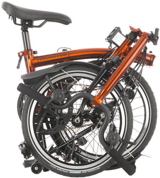 Brompton Brompton H6LX Black Edition Flame Lacquer - The Broadway 