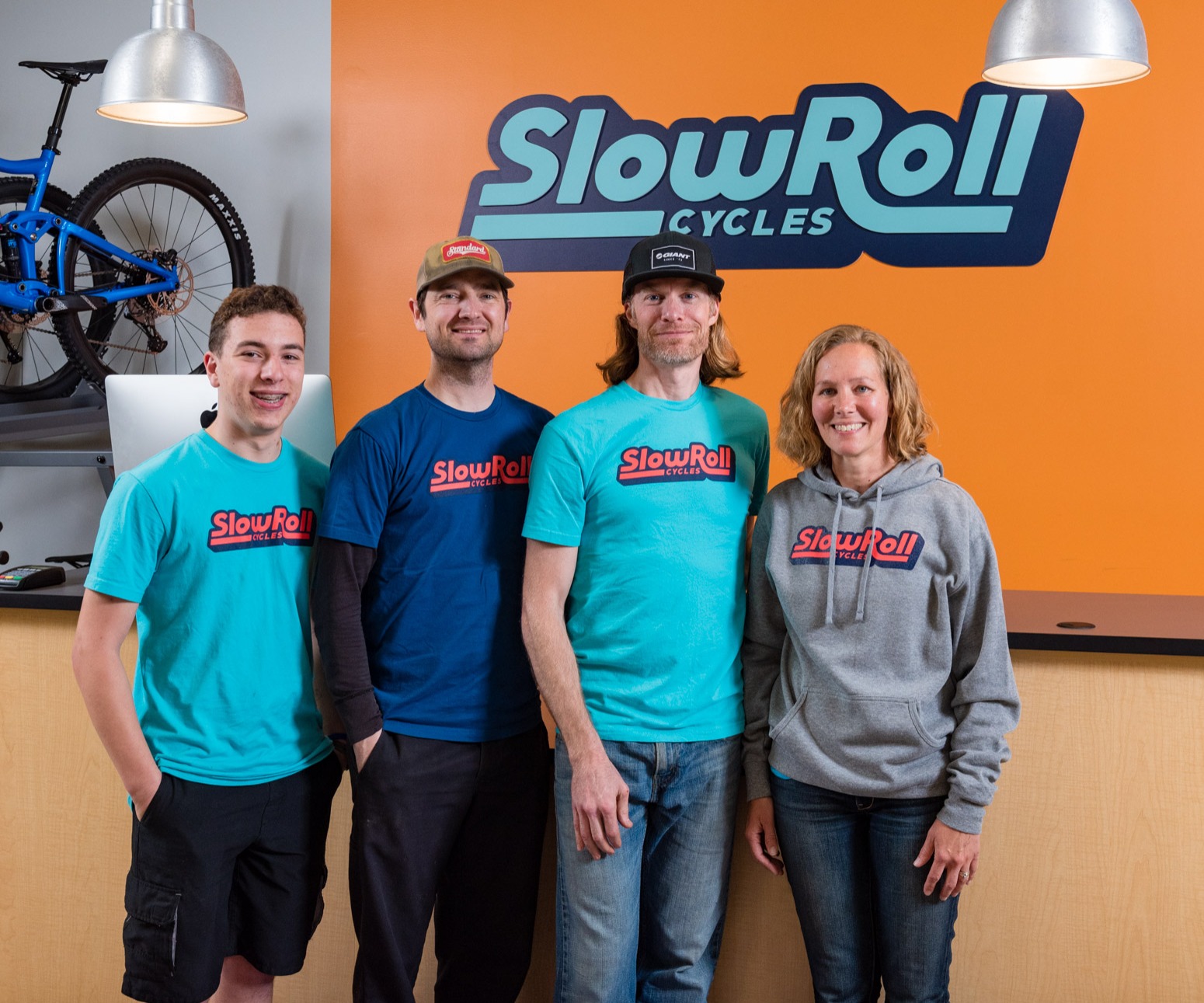 Slow roll on sale bike shop