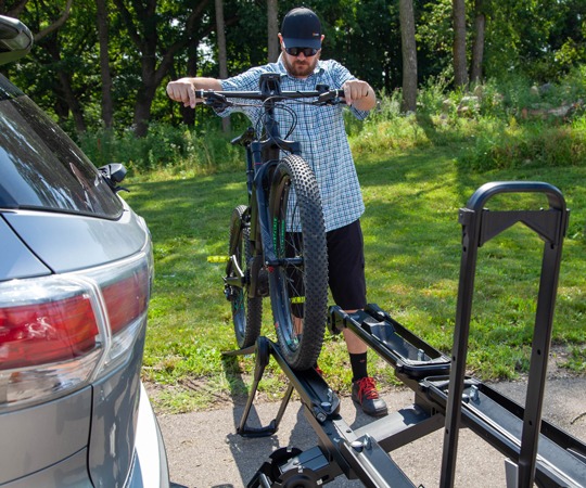 Install bike hitch on car hot sale