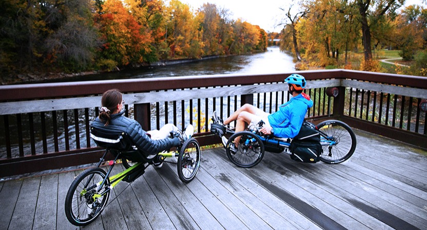 Recumbent e online trike