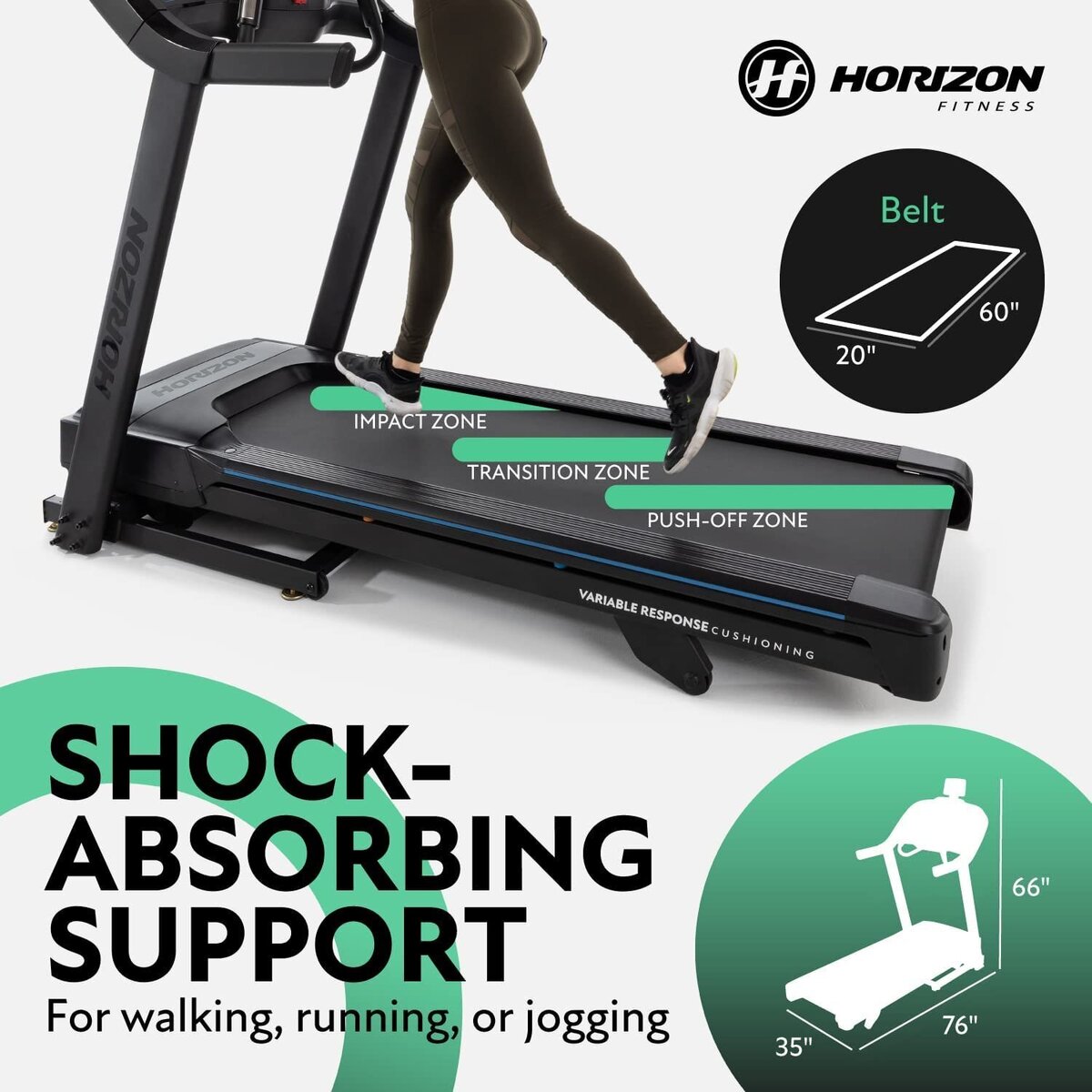 Horizon Fitness 7.0 AT Treadmill Martins Bike Fitness