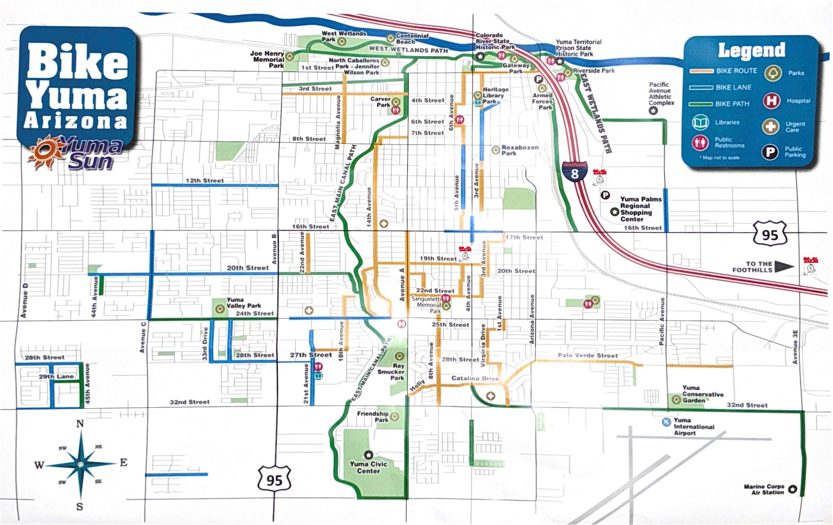 Local Bike Maps Mr. B s Bicycles Bike Shop Yuma AZ