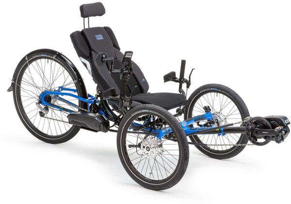 recumbent trike with electric assist