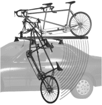 tandem bike roof rack