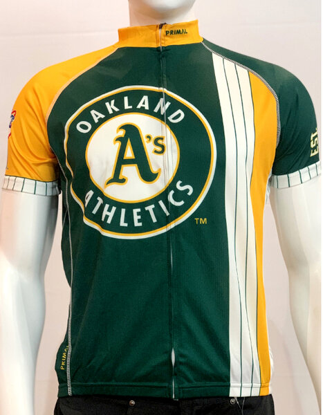 oakland athletics cycling jersey