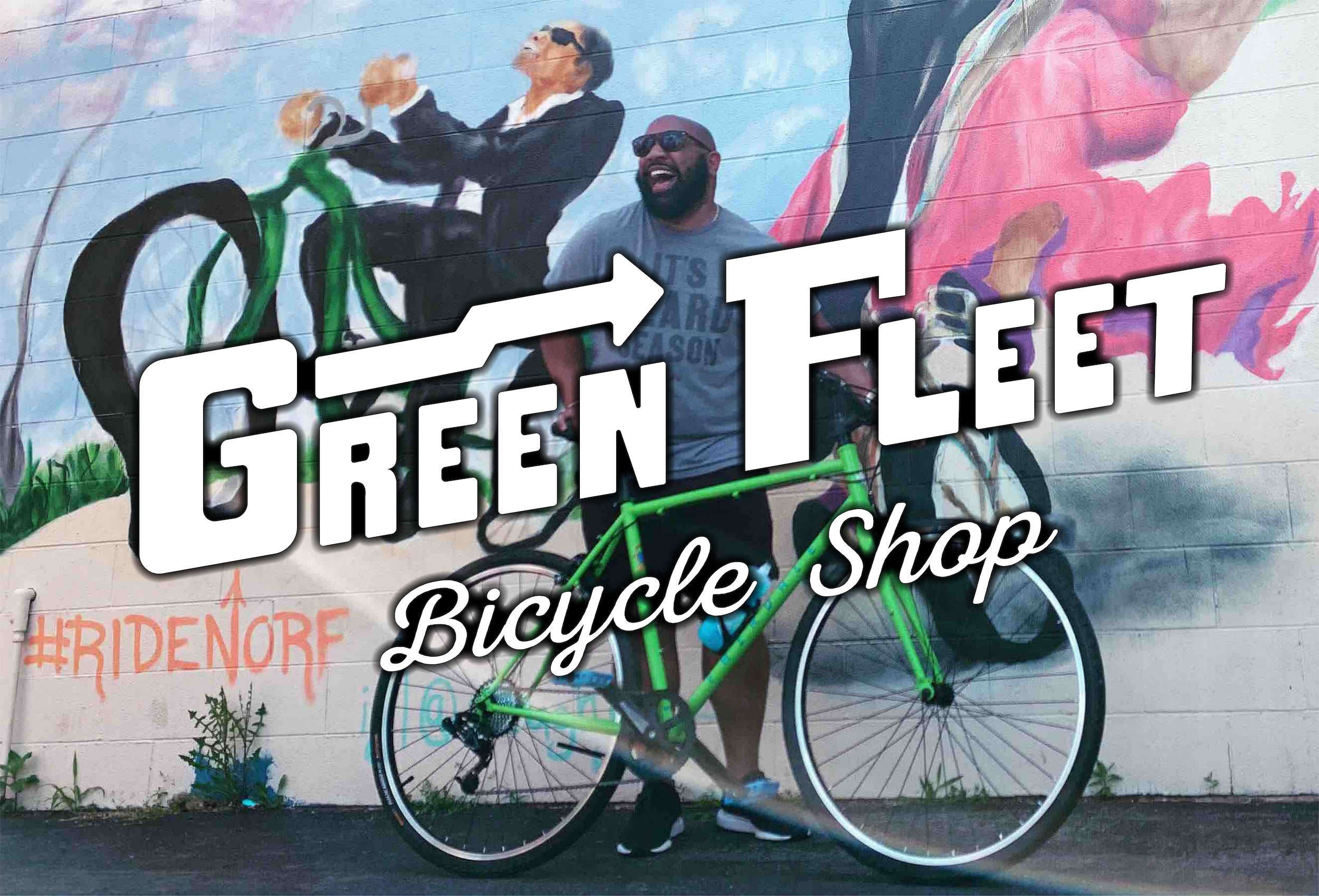 green cycle shop road
