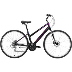 purple womens hybrid bike