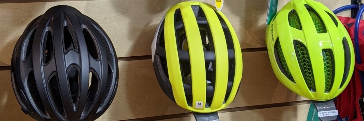 Slimline bike online helmet