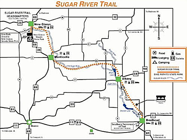 sugar river bike trail map