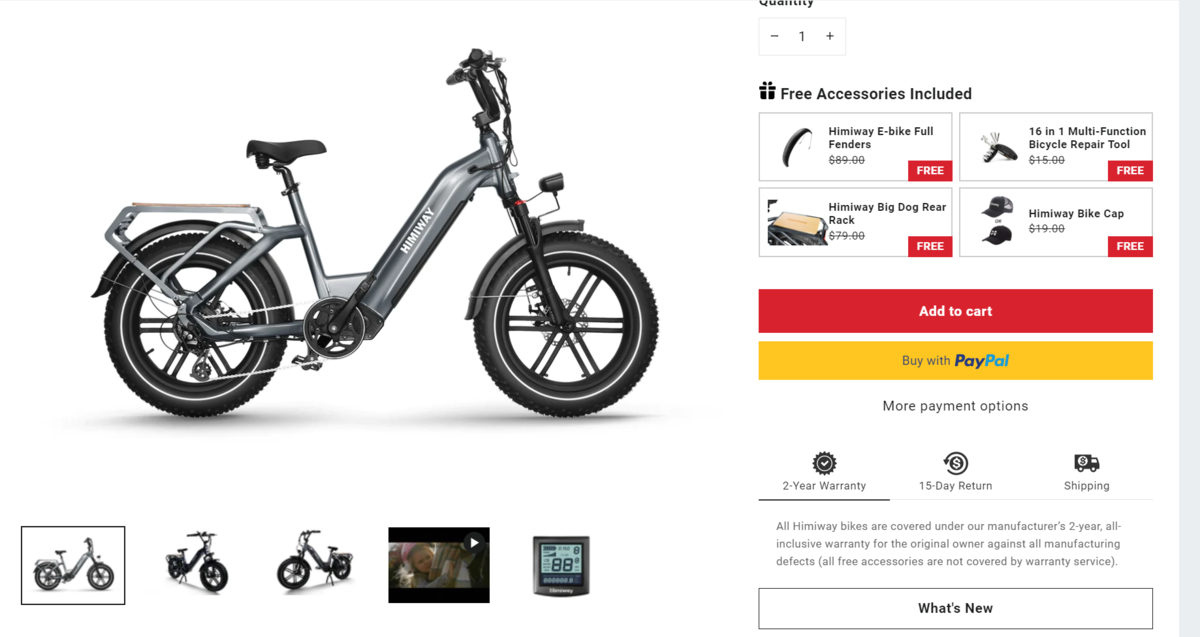 Himiway bike online price