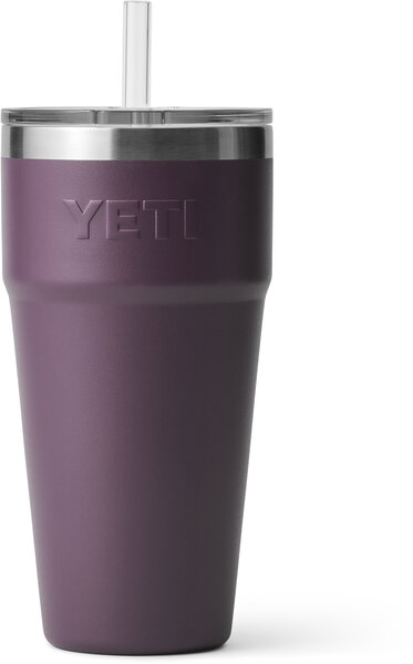 YETI Rambler 26 oz Straw Cup, Vacuum Insulated, Stainless Steel with Straw  Lid, Nordic Purple