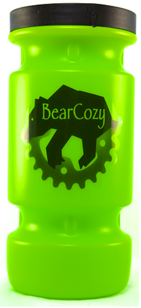 12BC Safety Orange Bear Spray with Bear Cozy Water Bottle Mount