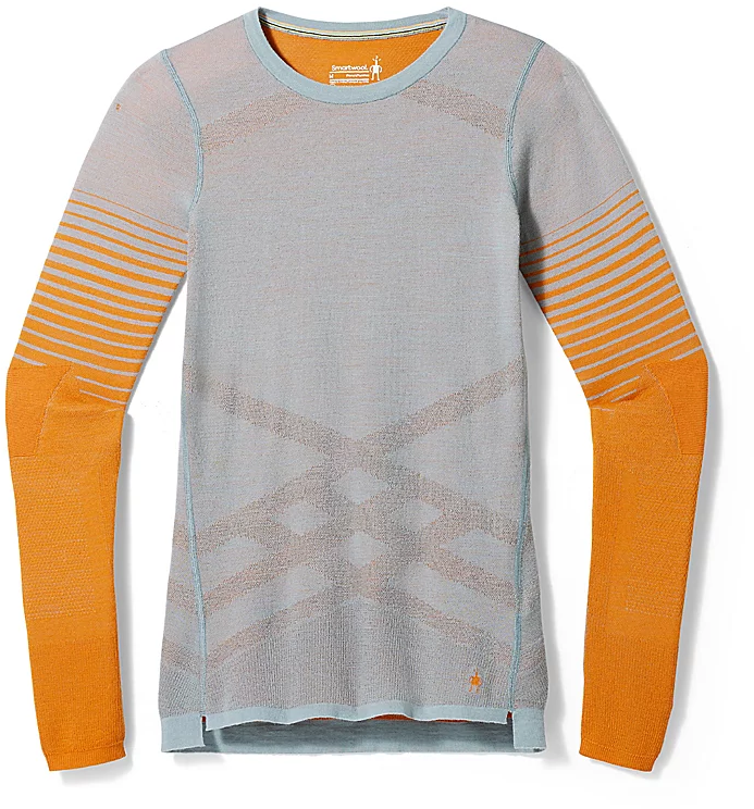 Smartwool Women's Intraknit Thermal Merino Base Layer Pattern Crew - The  Bike Shop