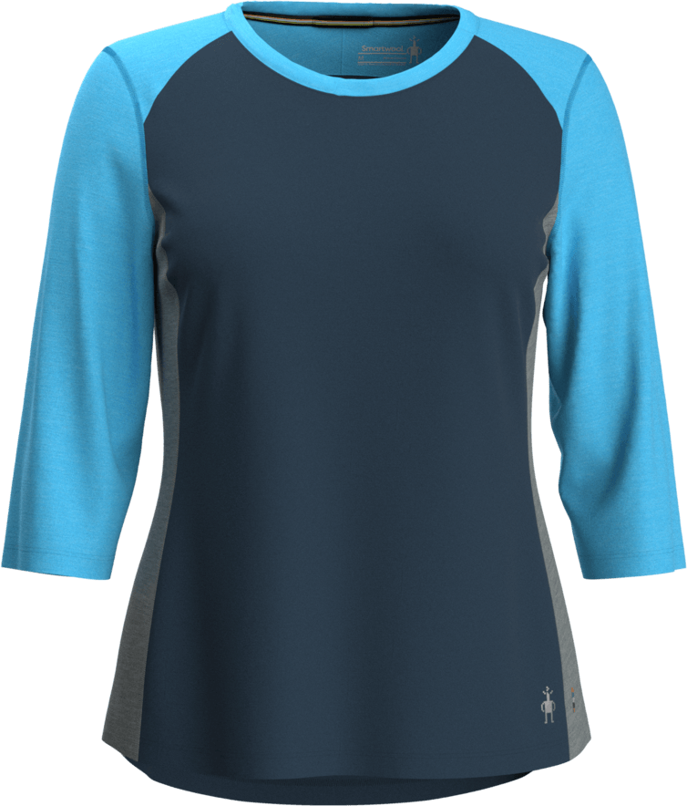 Smartwool W Merino Sport 150 Crankset Ss Graphic Tee Slim Fit Twilight Blue  Women's walking T-shirts : Snowleader