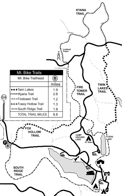 Deam Lake Trail Map Trails For Your Mountain Bike In Southern Indiana - Bicycle Garage Indy -  Indianapolis And Greenwood, Indiana