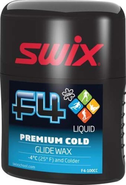 Swix F4-100CC Premium Cold Liquid Glide Wax - Extreme Ski & Bike