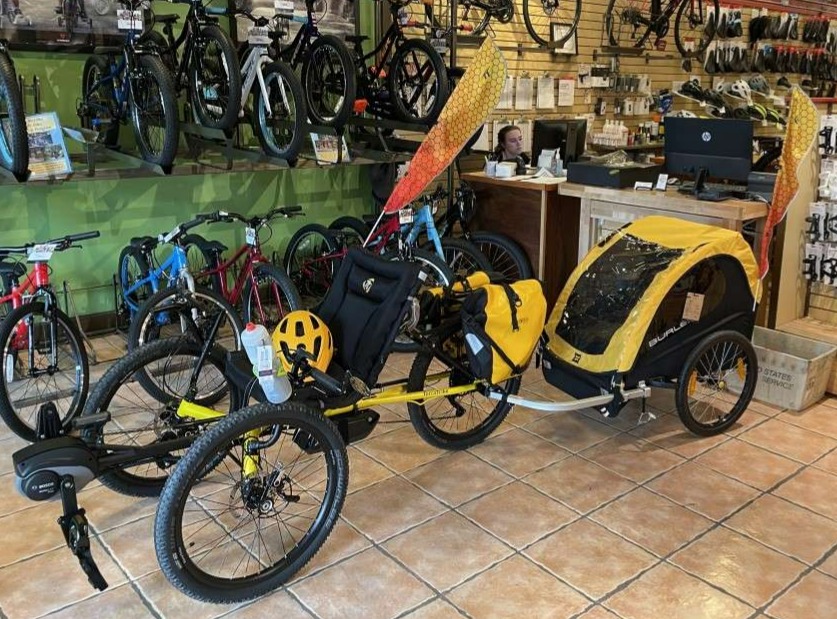 TerraTrike Electric Vehicle Options E.V.O Bosch B L Bicycles near Paradise Creek on the Palouse in Pullman. We love riding the Rolling Hills of the Palouse