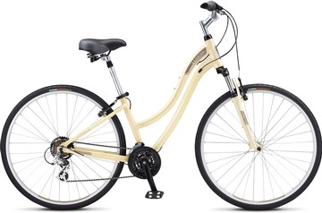 schwinn women's voyageur 21 hybrid bike